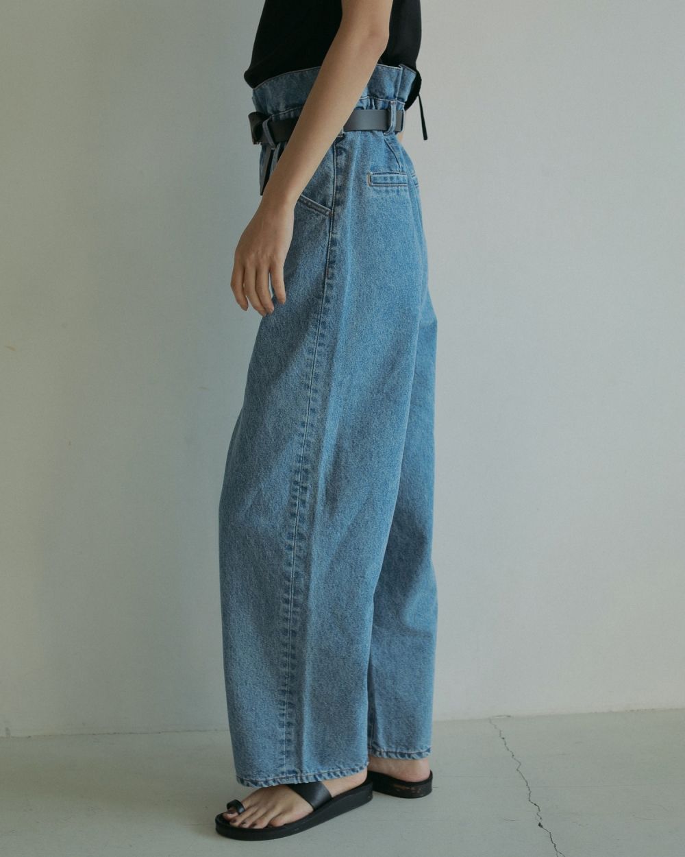 Waist Tuck Denim Waist Tuck Denim,ウエストタックデニム,62511401,ボトム,デニム,デニムパンツ,ànuke,トアンヌーク,lifes,ライフズ,25ss