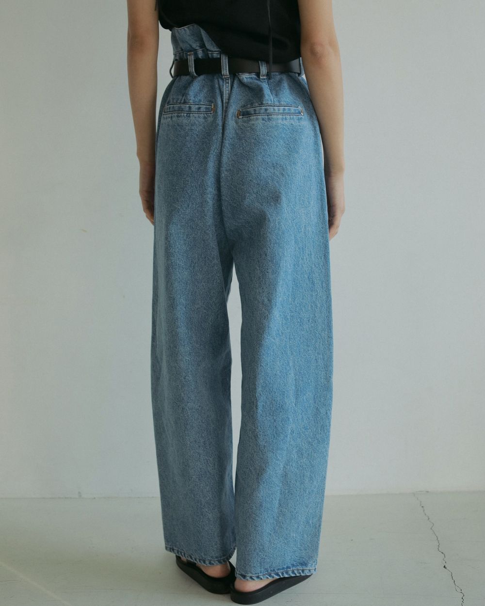 Waist Tuck Denim Waist Tuck Denim,ウエストタックデニム,62511401,ボトム,デニム,デニムパンツ,ànuke,トアンヌーク,lifes,ライフズ,25ss
