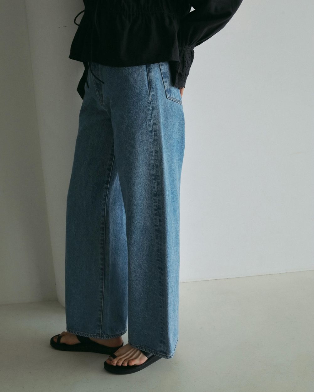 Highwaist Baggy Denim Highwaist Baggy Denim,ハイウエストバギーデニム,62511402,パンツ,ボトムス,デニム,バギーデニム,ànuke,トアンヌーク,lifes,ライフズ,25ss