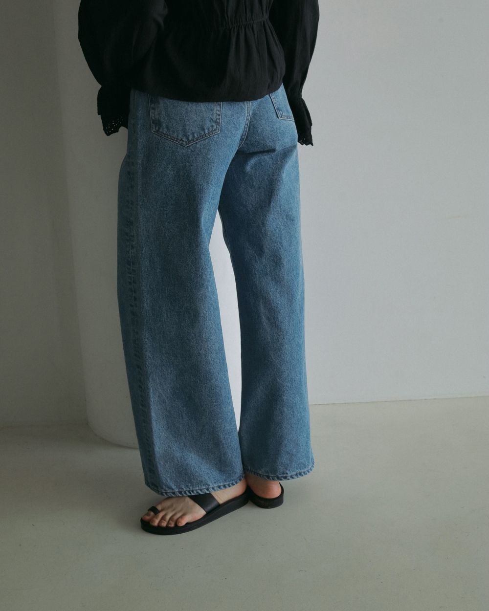Highwaist Baggy Denim Highwaist Baggy Denim,ハイウエストバギーデニム,62511402,パンツ,ボトムス,デニム,バギーデニム,ànuke,トアンヌーク,lifes,ライフズ,25ss