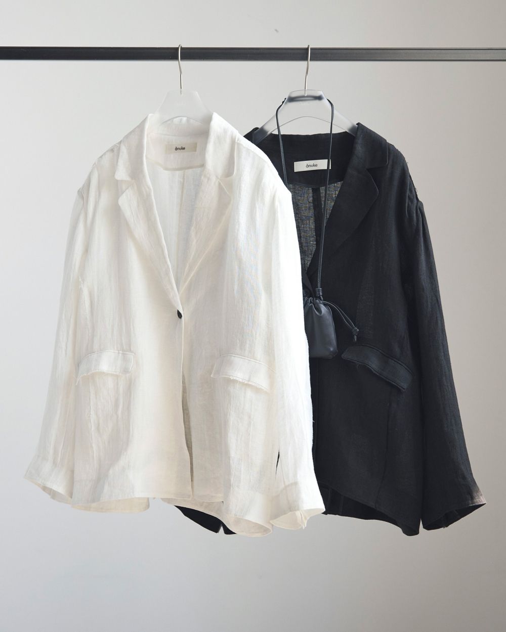 Linen Sheer Jacket Linen Sheer Jacket,リネン シアー ジャケット,62520109,ジャケット,透け感,,アウター,JK,ànuke,アンヌーク,lifes,ライフズ,25aw