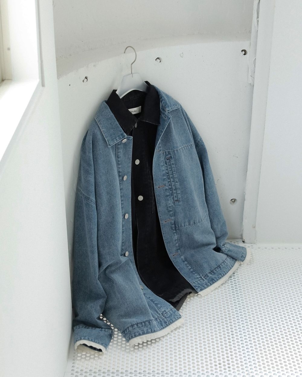 Denim Work Jacket Denim Work Jacket,デニム ワーク ジャケット,62520114,アウター,ジャケット,デニム,デニムジャケット,JK,オーバーサイズ,ànuke,アンヌーク,lifes,ライフズ,25aw
