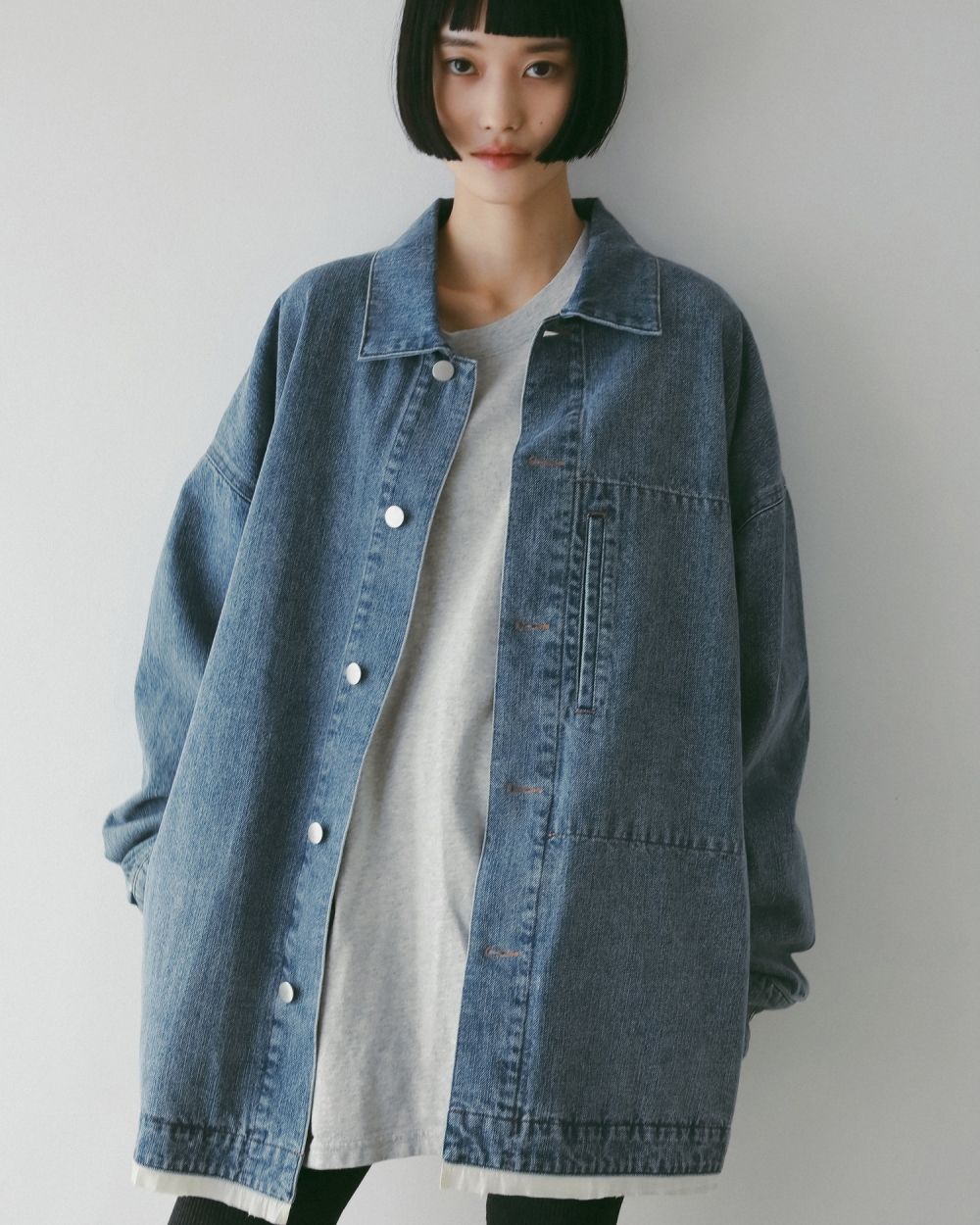 Denim Work Jacket Denim Work Jacket,デニム ワーク ジャケット,62520114,アウター,ジャケット,デニム,デニムジャケット,JK,オーバーサイズ,ànuke,アンヌーク,lifes,ライフズ,25aw