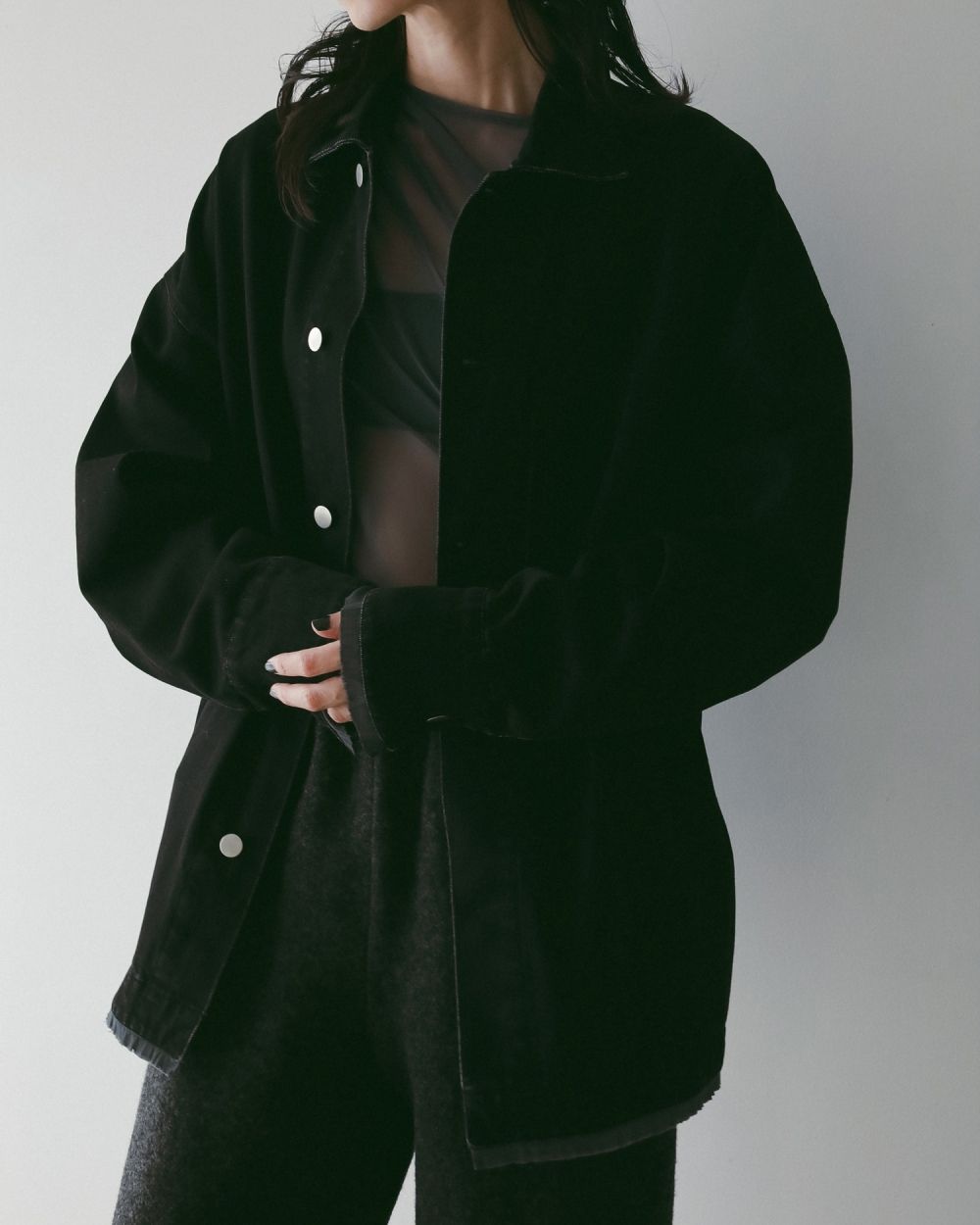 Denim Work Jacket Denim Work Jacket,デニム ワーク ジャケット,62520114,アウター,ジャケット,デニム,デニムジャケット,JK,オーバーサイズ,ànuke,アンヌーク,lifes,ライフズ,25aw