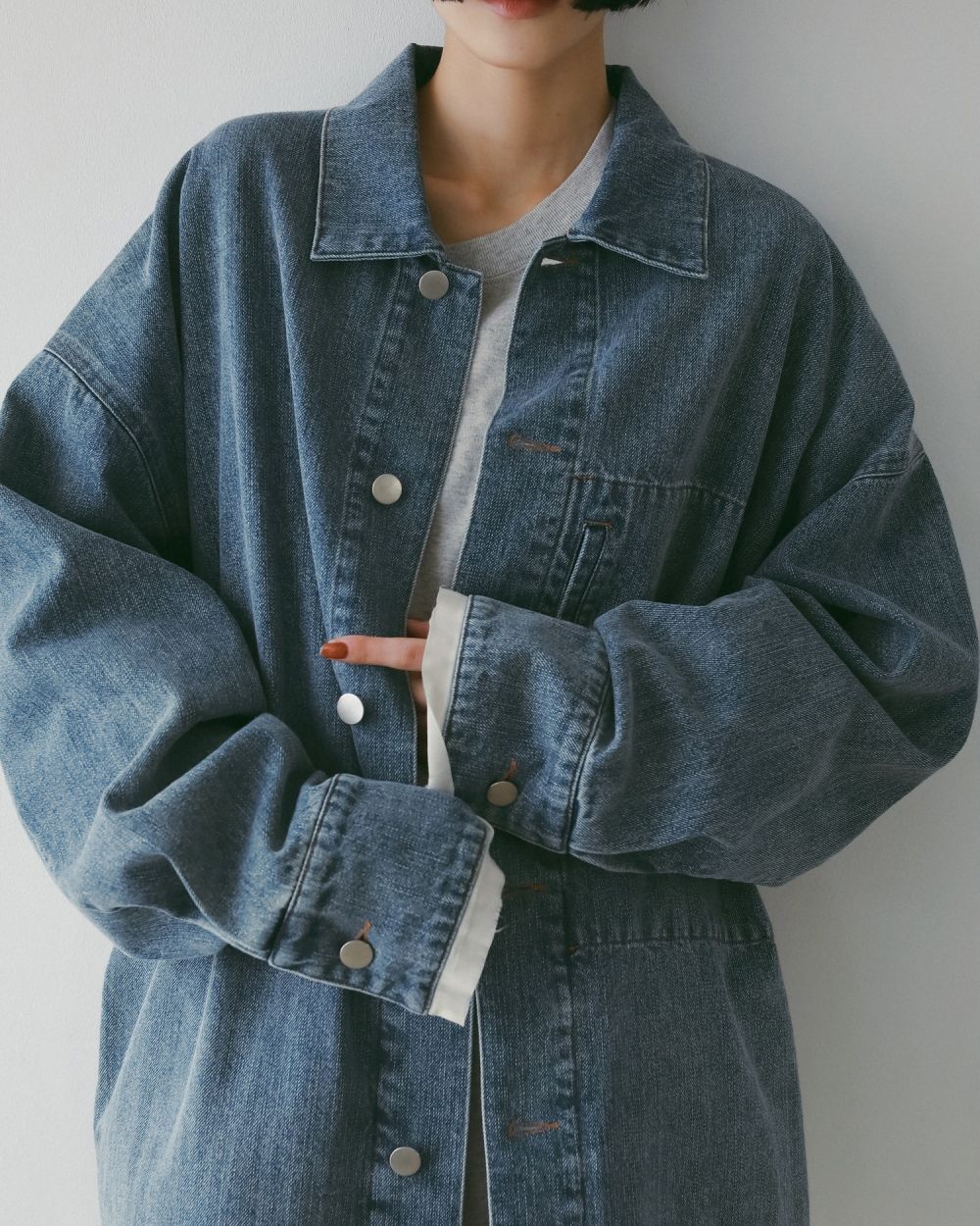 Denim Work Jacket Denim Work Jacket,デニム ワーク ジャケット,62520114,アウター,ジャケット,デニム,デニムジャケット,JK,オーバーサイズ,ànuke,アンヌーク,lifes,ライフズ,25aw