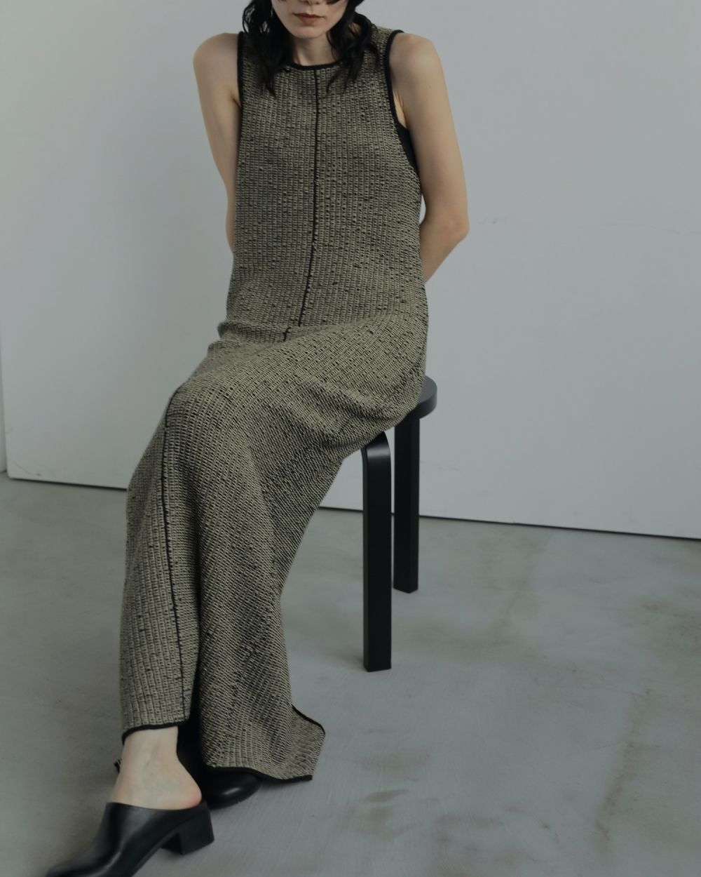 Sleeveless Jacquard Onepiece Sleeveless Jacquard Onepiec,スリーブレスジャガードワンピース,62520302,ワンピース,ワンピ,ニットワンピース,ànuke,アンヌーク,lifes,ライフズ,25aw