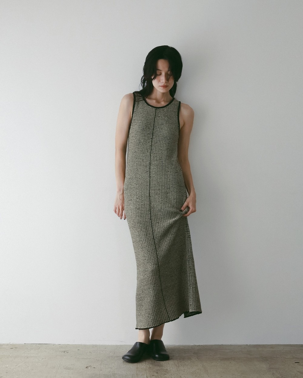 Sleeveless Jacquard Onepiece Sleeveless Jacquard Onepiec,スリーブレスジャガードワンピース,62520302,ワンピース,ワンピ,ニットワンピース,ànuke,アンヌーク,lifes,ライフズ,25aw
