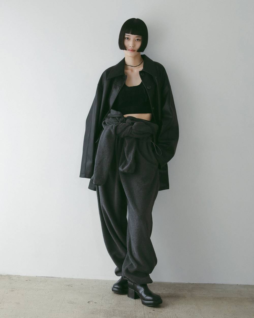 Fleece Halfzip Combinaison Fleece Halfzip Combinaison,フリース ハーフジップ コンビネゾン,62520313,コンビネゾン,ワンピース,ànuke,アンヌーク,lifes,ライフズ,25aw