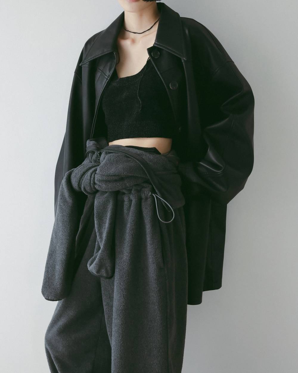 Fleece Halfzip Combinaison Fleece Halfzip Combinaison,フリース ハーフジップ コンビネゾン,62520313,コンビネゾン,ワンピース,ànuke,アンヌーク,lifes,ライフズ,25aw