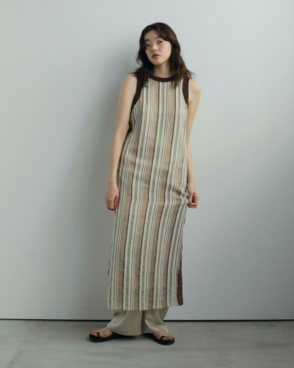 Sheer Stripe Onepiece Sheer Stripe Onepiece,シアー ストライプ ワンピース,62520317,ワンピース,ワンピ,ストライプ柄,シアー,透け感,ànuke,アンヌーク,lifes,ライフズ,25aw