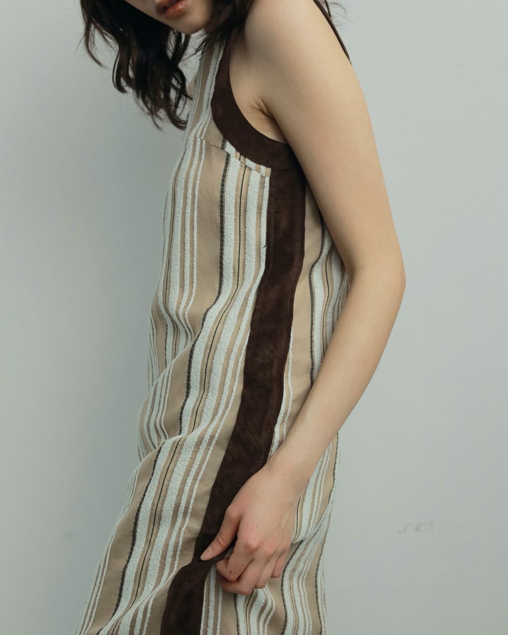 Sheer Stripe Onepiece Sheer Stripe Onepiece,シアー ストライプ ワンピース,62520317,ワンピース,ワンピ,ストライプ柄,シアー,透け感,ànuke,アンヌーク,lifes,ライフズ,25aw