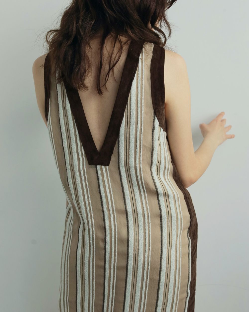 Sheer Stripe Onepiece Sheer Stripe Onepiece,シアー ストライプ ワンピース,62520317,ワンピース,ワンピ,ストライプ柄,シアー,透け感,ànuke,アンヌーク,lifes,ライフズ,25aw