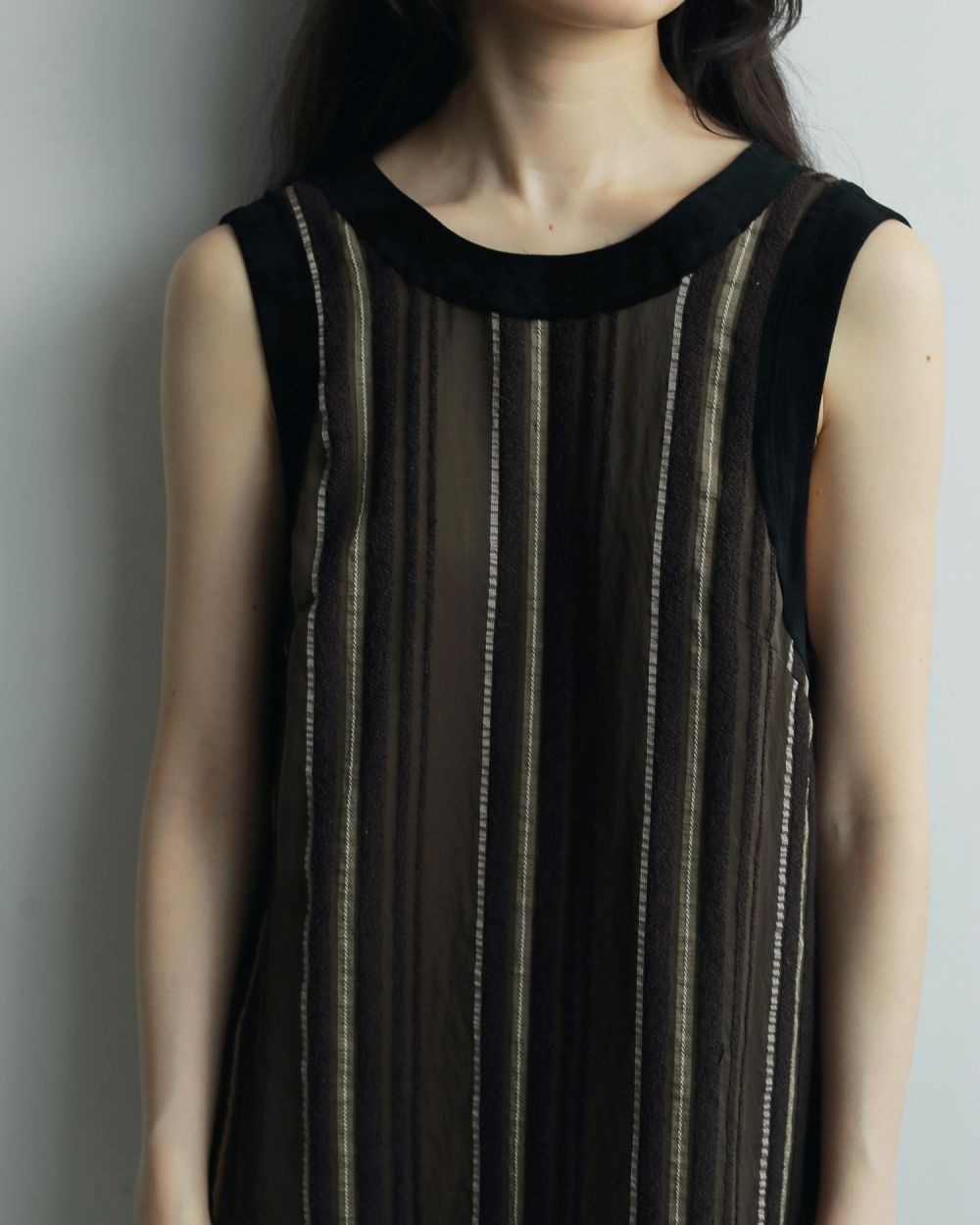 Sheer Stripe Onepiece Sheer Stripe Onepiece,シアー ストライプ ワンピース,62520317,ワンピース,ワンピ,ストライプ柄,シアー,透け感,ànuke,アンヌーク,lifes,ライフズ,25aw