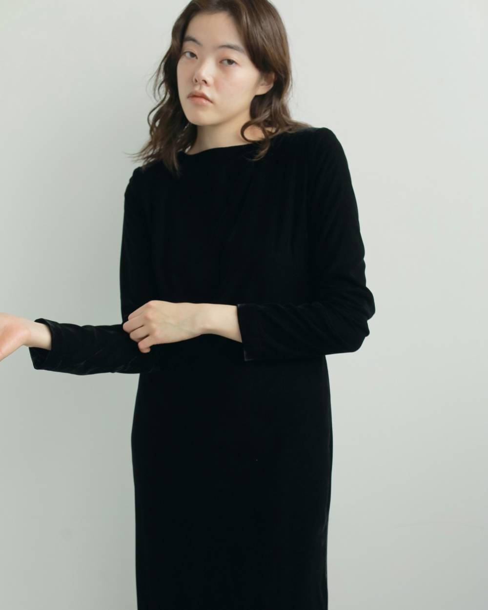 Velour Pencil Onepiece Velour Pencil Onepiece,(ベロア ペンシル ワンピース,62520319,ワンピース,ワンピ,ロングワンピース,ベロア素材,ànuke,アンヌーク,lifes,ライフズ,25aw