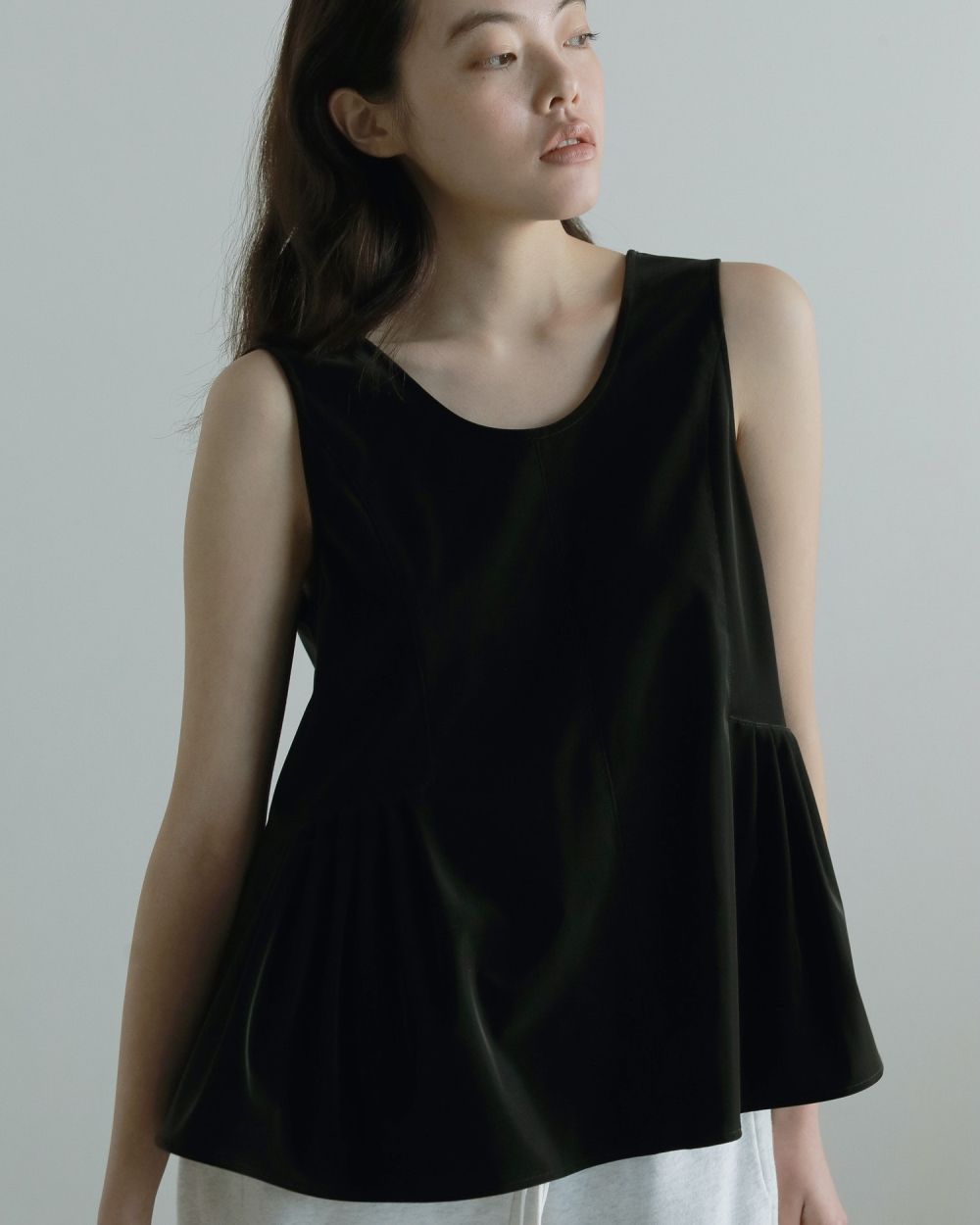 Uneck Peplum Tops Uneck Peplum Tops,Uネックペプラムトップス,62520404,トップス,ブラウス,ànuke,アンヌーク,lifes,ライフズ,25aw