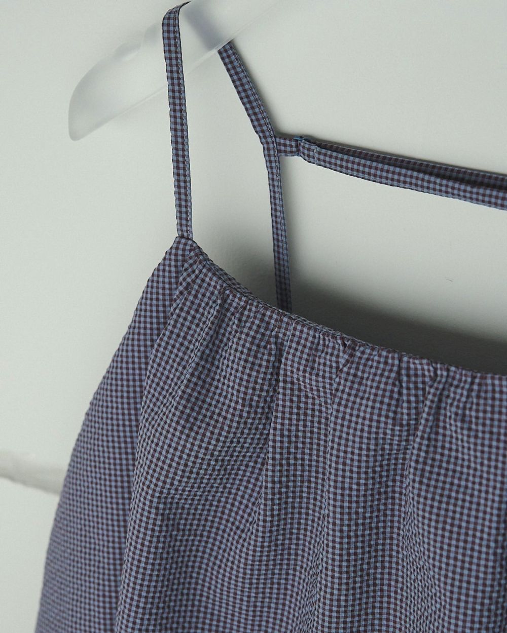 Backopen Balloon Camisole Backopen Balloon Camisole,バックオープンバルーンキャミソール,62520416,トップス,キャミソール,キャミ,キャミソールブラウス,チェック柄,ànuke,アンヌーク,lifes,ライフズ,25aw