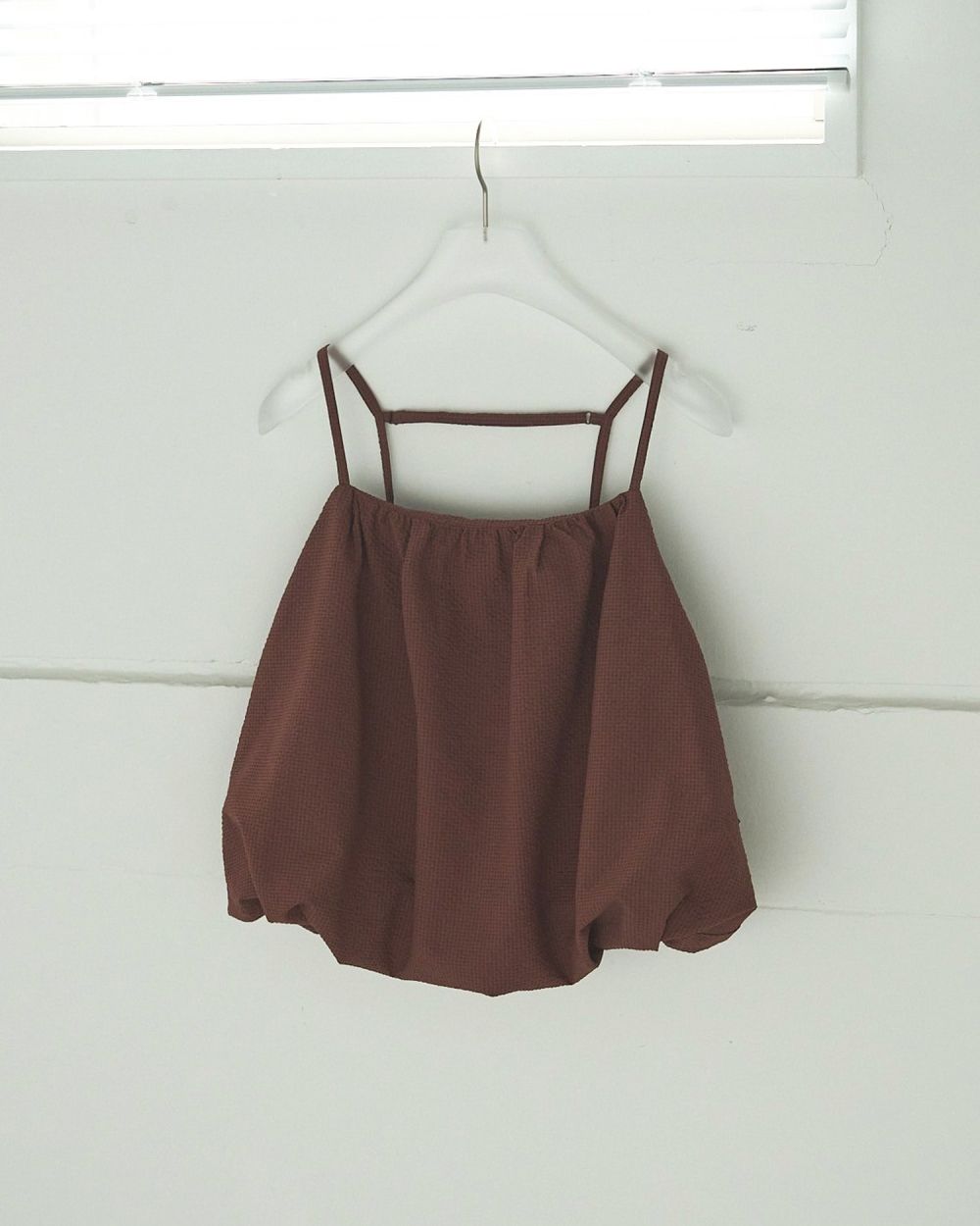 Backopen Balloon Camisole Backopen Balloon Camisole,バックオープンバルーンキャミソール,62520416,トップス,キャミソール,キャミ,キャミソールブラウス,チェック柄,ànuke,アンヌーク,lifes,ライフズ,25aw
