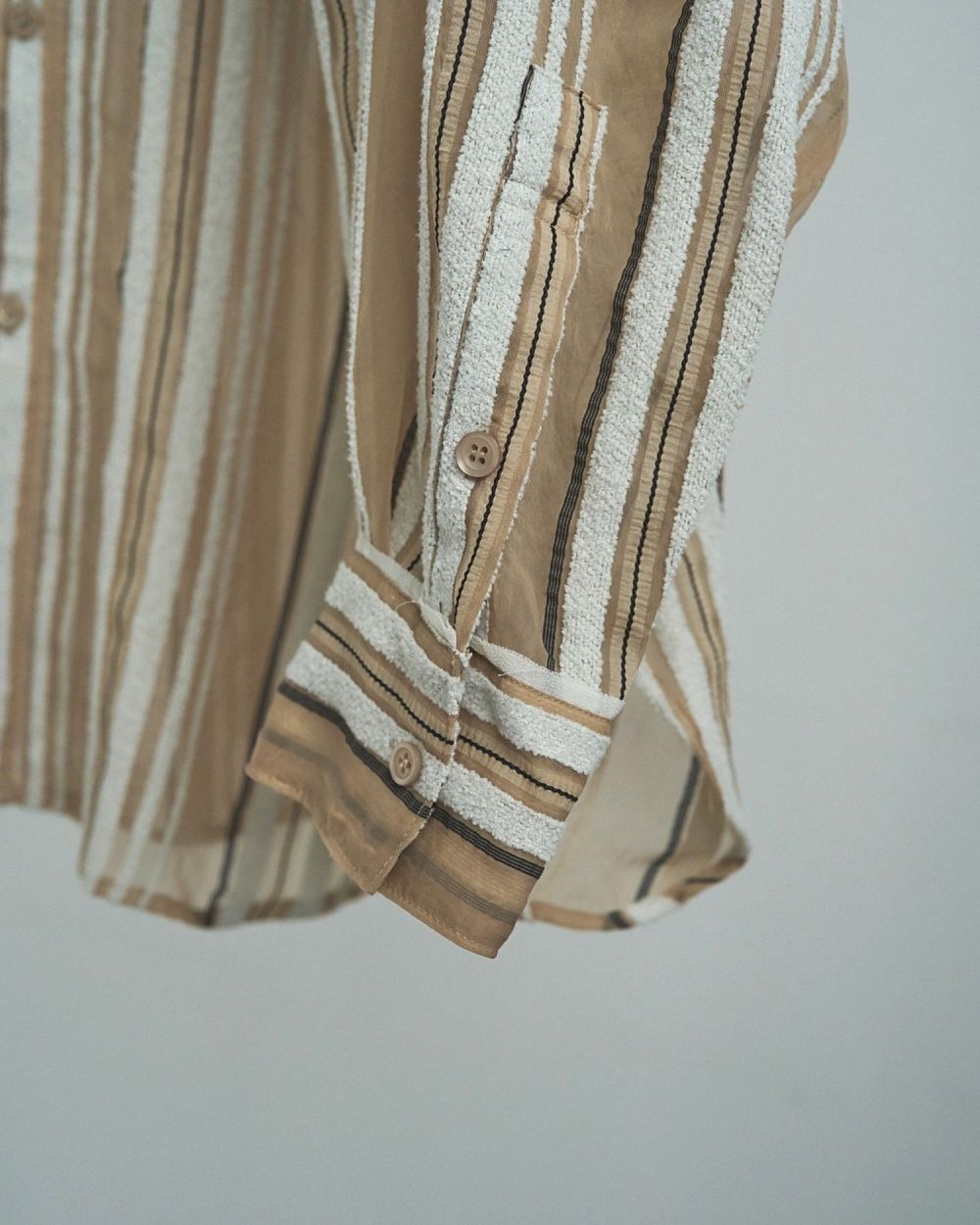 Sheer Stripe Shirts Sheer Stripe Shirts,シアー ストライプ シャツ,62520424,トップス,シャツ,ブラウス,ストライプ,柄,シアー,透け感,ànuke,アンヌーク,lifes,ライフズ,25aw