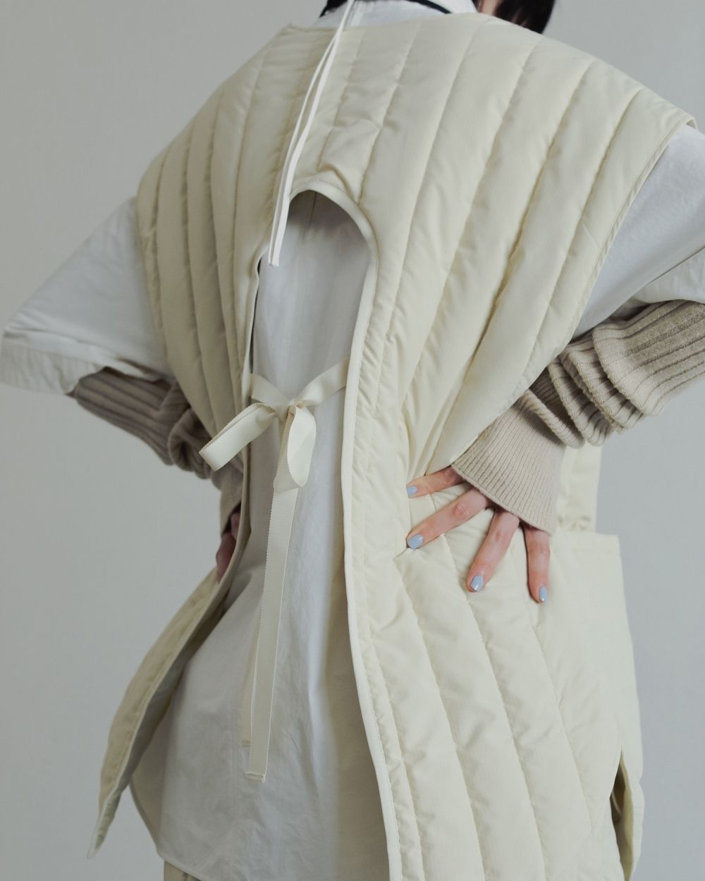 Highneck Over Blouse Highneck Over Blouse,ハイネックオーバーブラウス,62520425,トップス,シャツ,ブラウス,オーバーブラウス,ハイネック,ànuke,アンヌーク,lifes,ライフズ,25aw