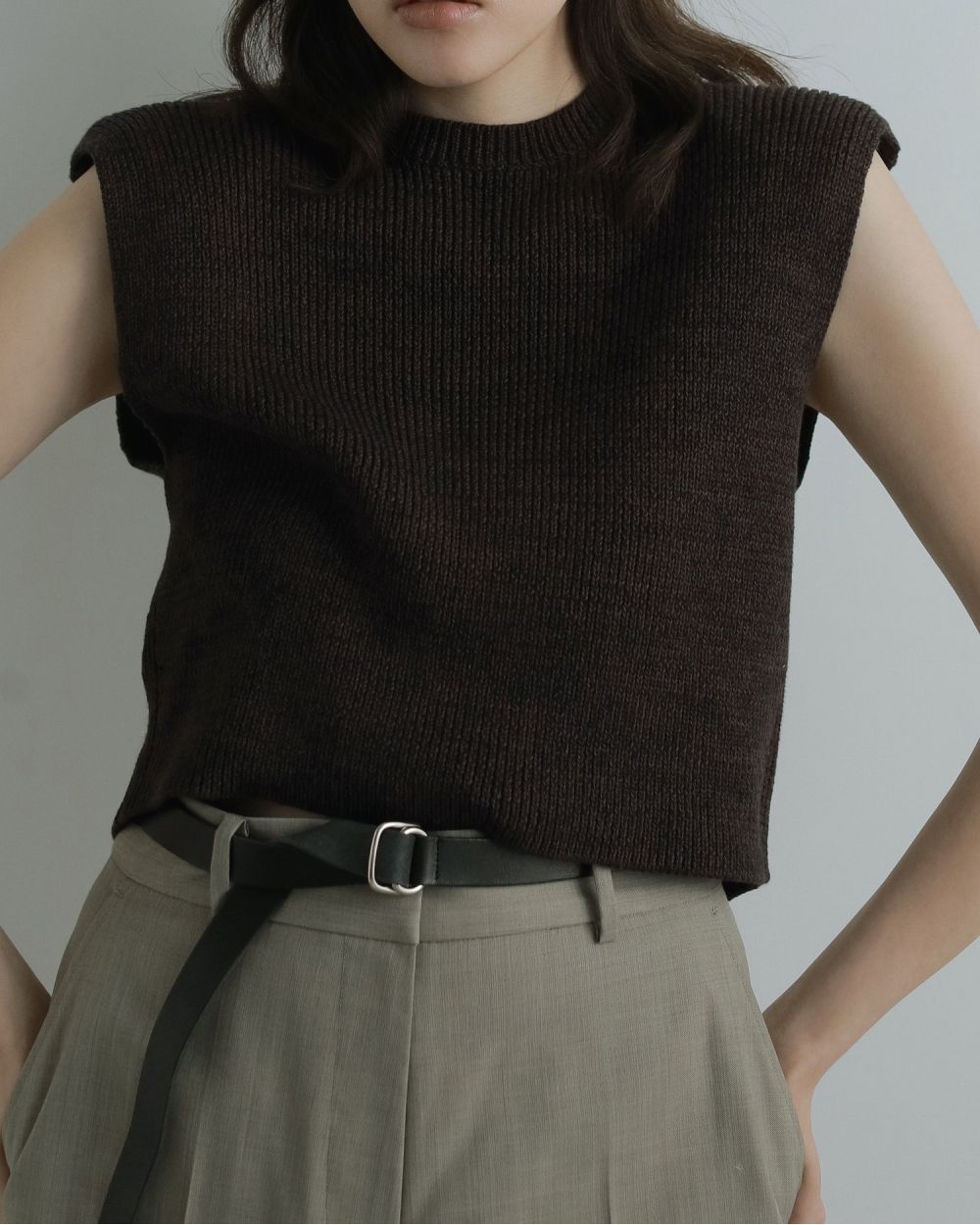 Padin Knit Tanktop Padin Knit Tanktop,パディン ニット タンクトップ,62520521,トップス,ニット,ニットトップス,ノースリーブ,ベスト,ànuke,アンヌーク,lifes,ライフズ,25aw