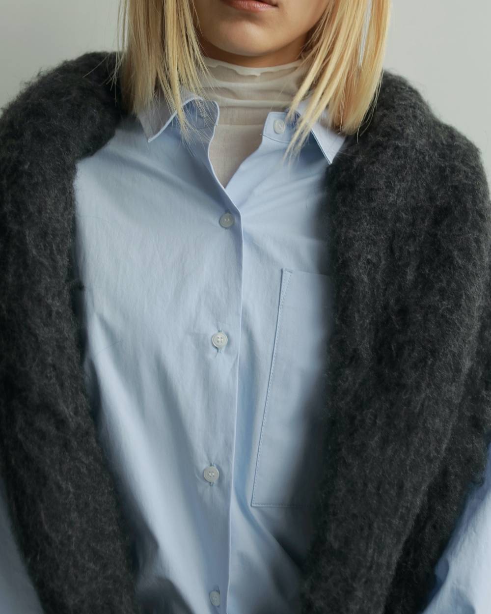 Brashed Knit Jacket Brashed Knit Jacket,ブラッシュド ニット ジャケット,62520522,ニット,トップス,ニットジャケット,JK,ジャケット,羽織,アウター,ànuke,アンヌーク,lifes,ライフズ,25aw