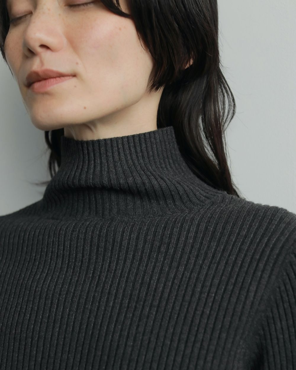 Slit Turtle Knit Slit Turtle Knit,スリットタートルニット,62520530,トップス,ニット,タートル,ànuke,アンヌーク,lifes,ライフズ,25aw