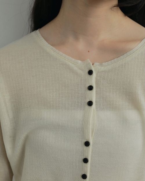 カーディガン sheer cardigan enof ENOF（イナフ）の「sheer cardigan（カーディガン/ボレロ）」 - WEAR