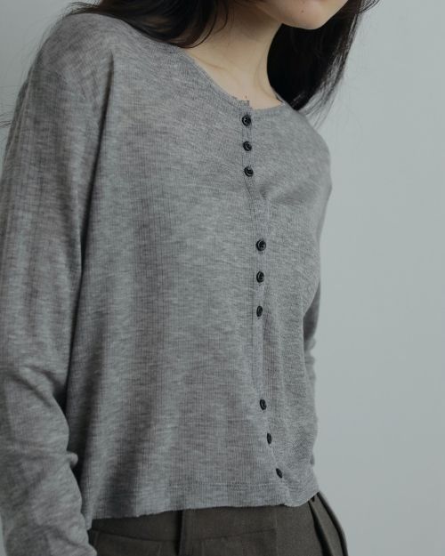 ànuke online store（アンヌーク） / Sheer Rib CardiganSheer Rib
