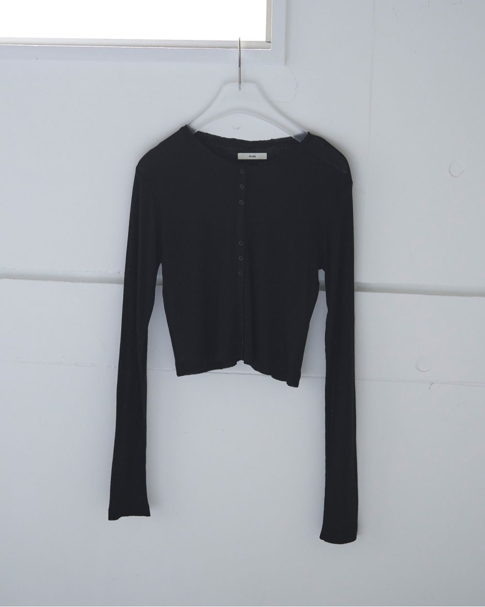 Sheer Rib Cardigan Sheer Rib Cardigan,シアー リブ カーディガン,62520602,カーデ,カーディガン,羽織,透け感,長袖,トップス,ànuke,アンヌーク,lifes,ライフズ,25aw
