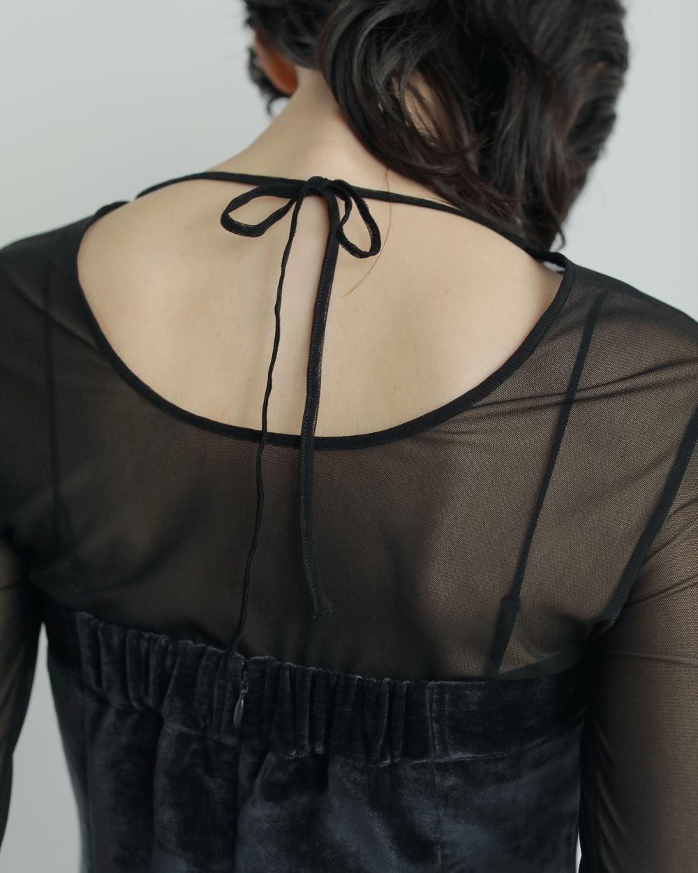 2way Sheer Tops 2way Sheer Tops,2way シアー トップス,62520609,トップス,カットソー,ロンT,長袖,前後,2Way,ànuke,アンヌーク,lifes,ライフズ,25aw