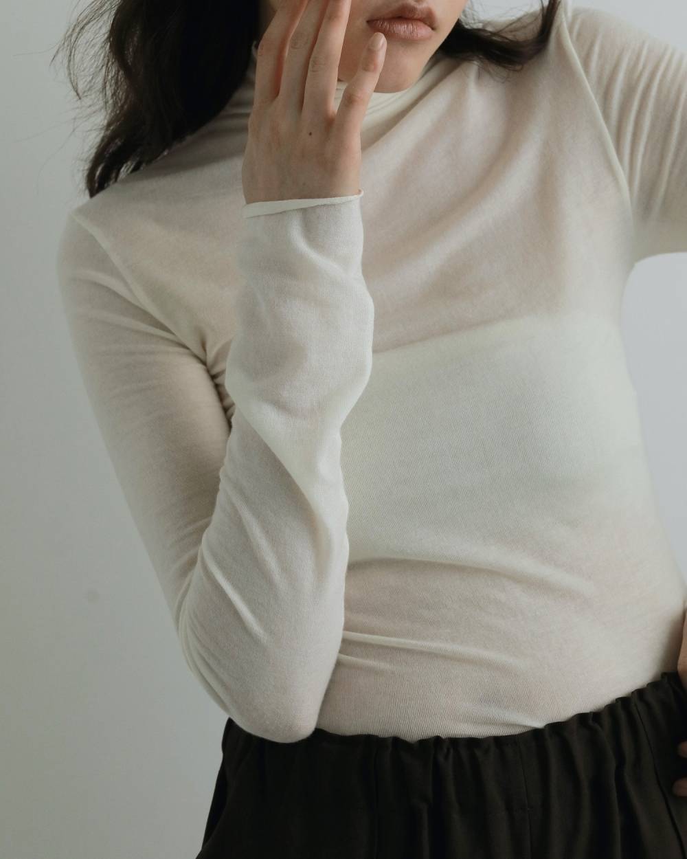 Cashmeresilk Turtle Tops Cashmeresilk Turtle Tops,カシミアシルク タートル トップス,62520616,トップス,タートル,タートルトップス,カットソー,カシミア,シルク,ànuke,アンヌーク,lifes,ライフズ,25aw