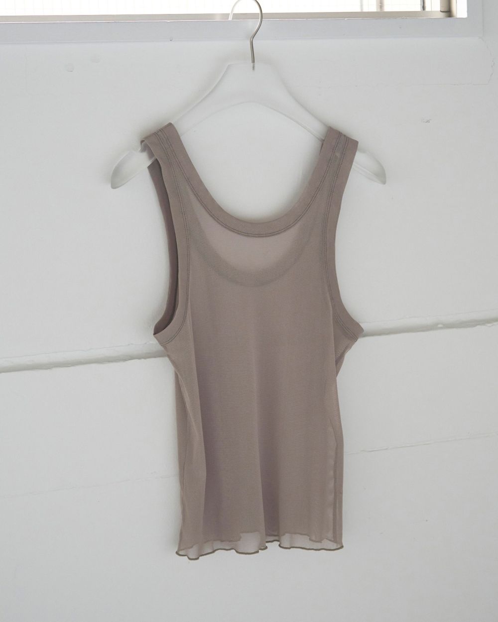 Tulle Tank Top Tulle Tank Top,チュールタンクトップ,62520621,トップス,タンク,タンクトップ,ノースリーブ,ànuke,アンヌーク,lifes,ライフズ,25aw