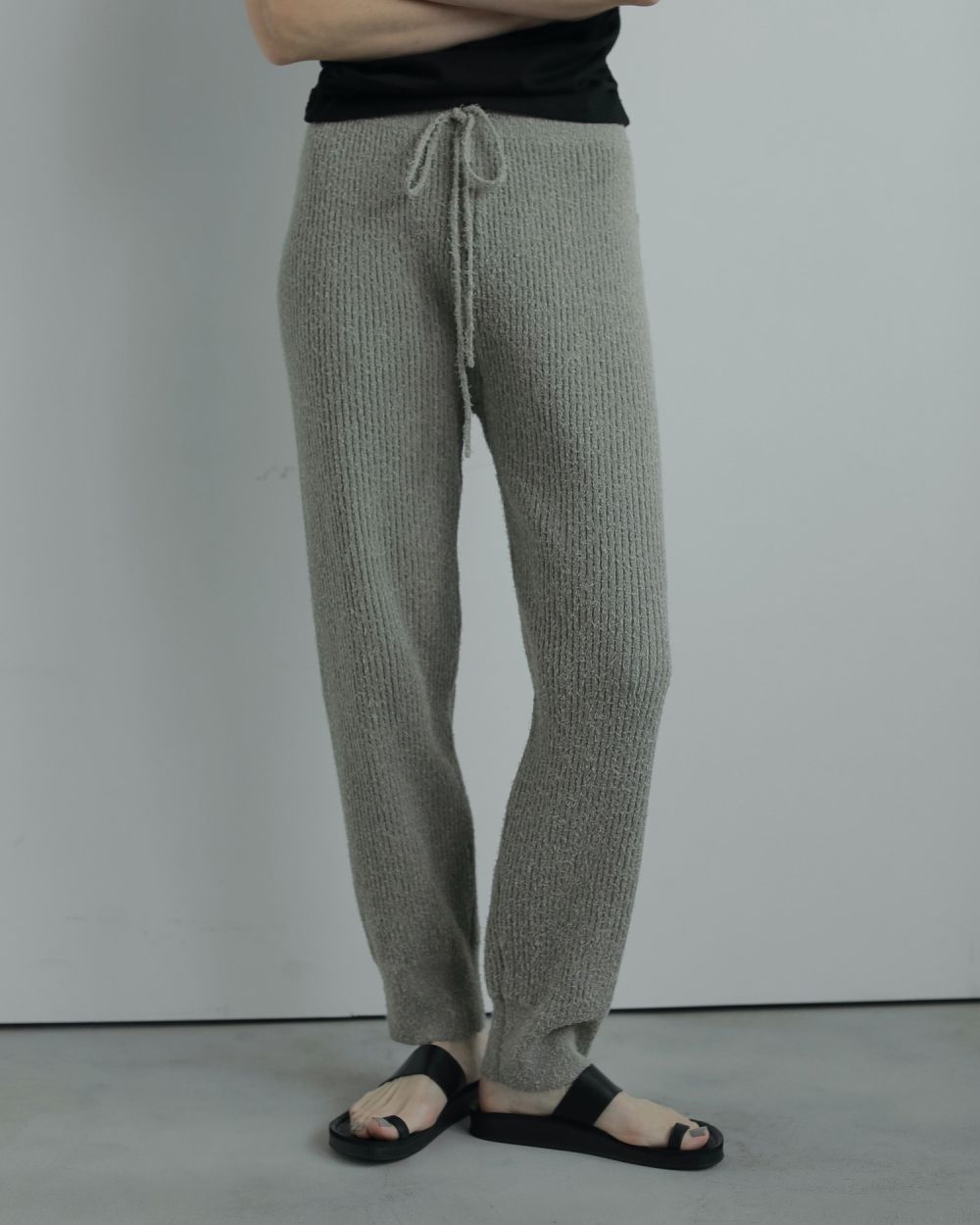 Curlyarn Knit Pants Curlyarn Knit Pants,カーリーヤーン ニット パンツ,62520703,ボトム,パンツ,レザー,ニットパンツ,ànuke,アンヌーク,lifes,ライフズ,25aw