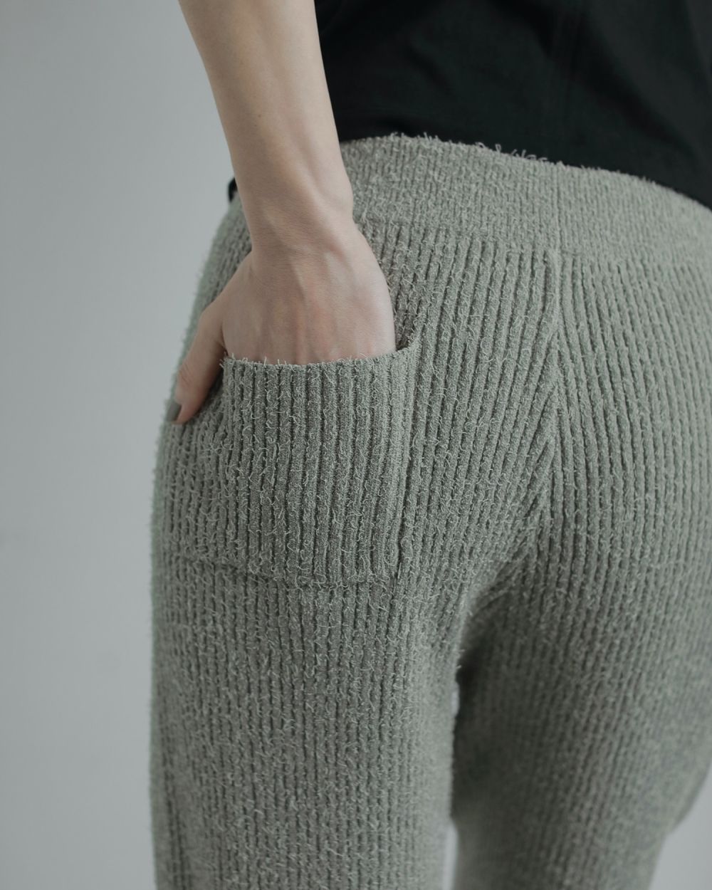 Curlyarn Knit Pants Curlyarn Knit Pants,カーリーヤーン ニット パンツ,62520703,ボトム,パンツ,レザー,ニットパンツ,ànuke,アンヌーク,lifes,ライフズ,25aw