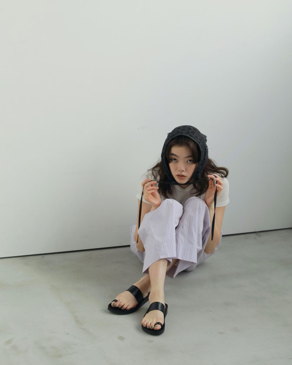 Stripe Rough Pants Stripe Rough Pants,ストライプラフパンツ,62520715,ボトム,パンツ,ストライプ素材,イージーパンツ,ànuke,アンヌーク,lifes,ライフズ,25aw