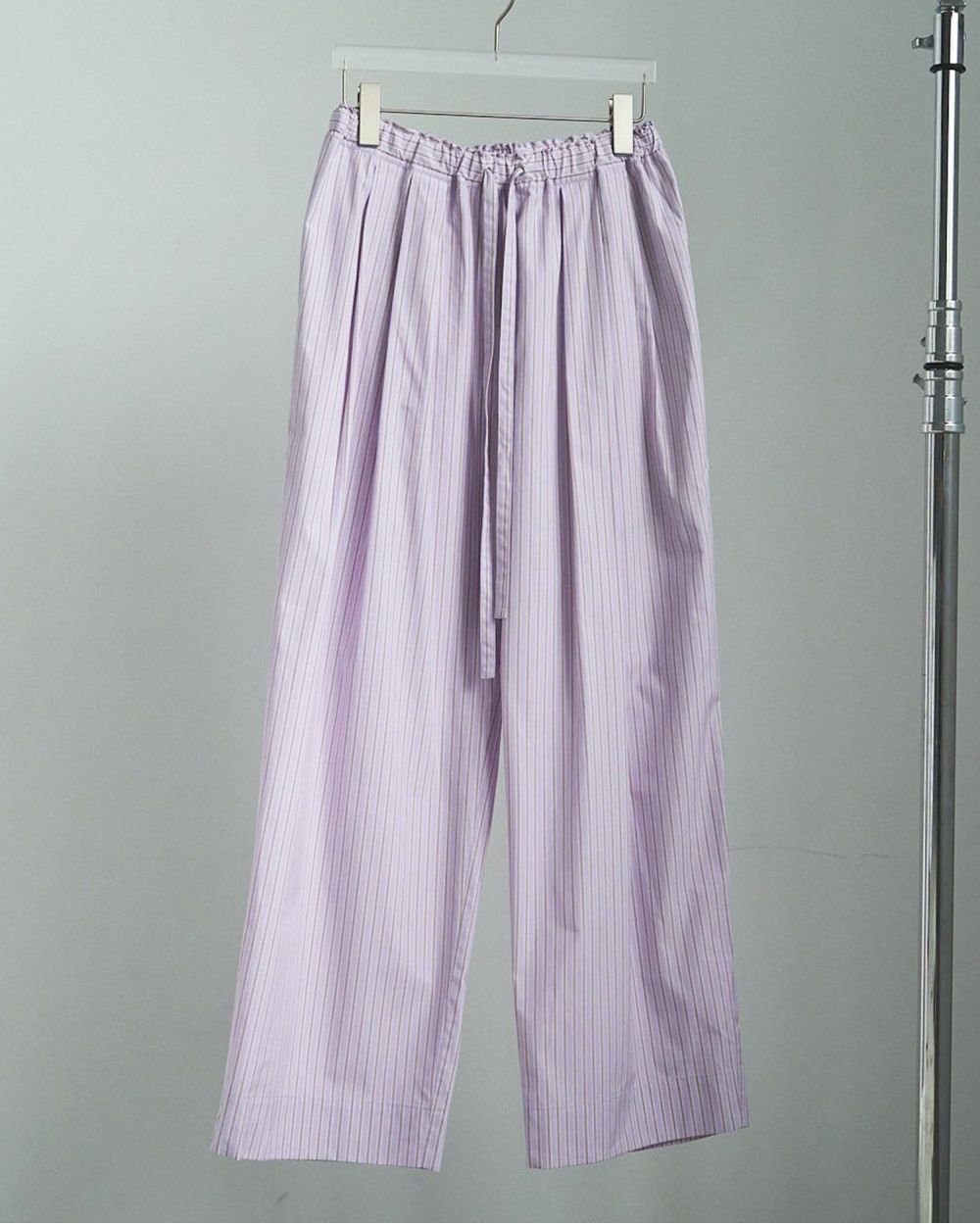 Stripe Rough Pants Stripe Rough Pants,ストライプラフパンツ,62520715,ボトム,パンツ,ストライプ素材,イージーパンツ,ànuke,アンヌーク,lifes,ライフズ,25aw