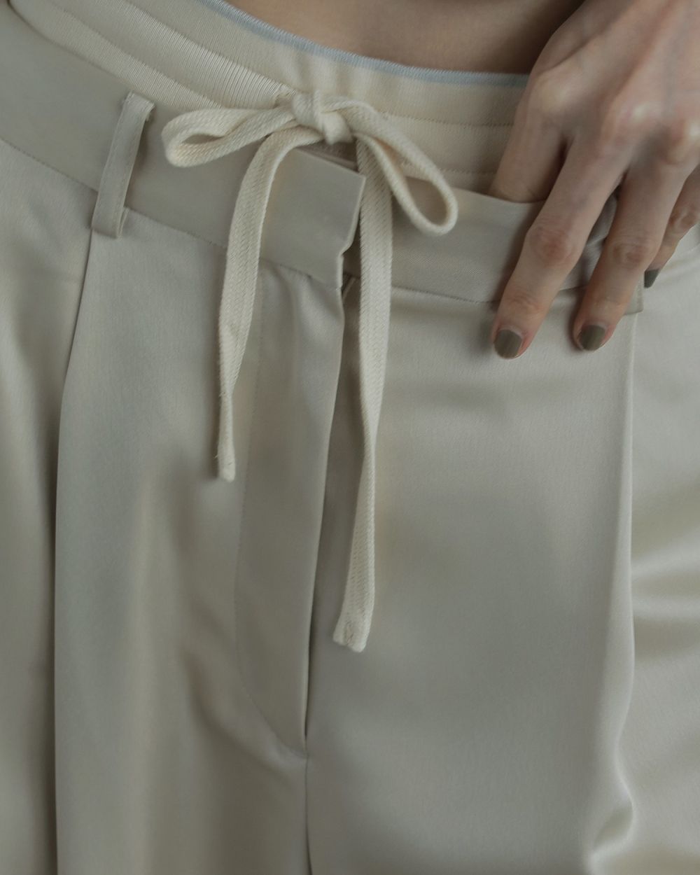 Rib Biker Pants Rib Biker Pants,リブバイカーパンツ,62520717,ボトムス,パンツ,バイカーパンツ,リブ素材,ànuke,アンヌーク,lifes,ライフズ,25aw