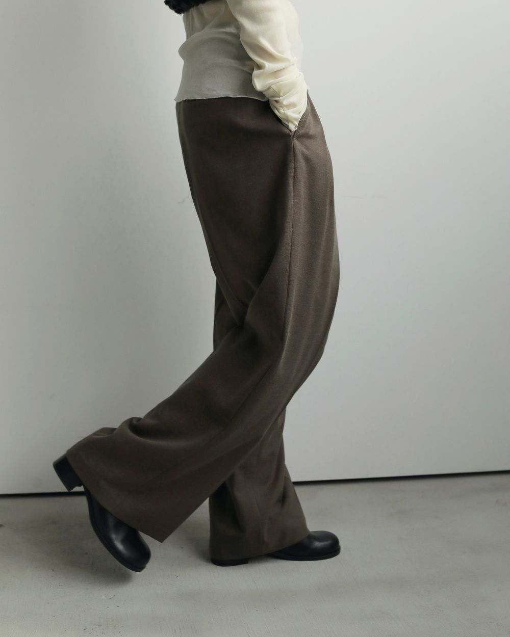 Tuck Wide Pants Tuck Wide Pants,タック ワイド パンツ,62520724,ボトム,パンツ,ワイドパンツ,ànuke,アンヌーク,lifes,ライフズ,25aw