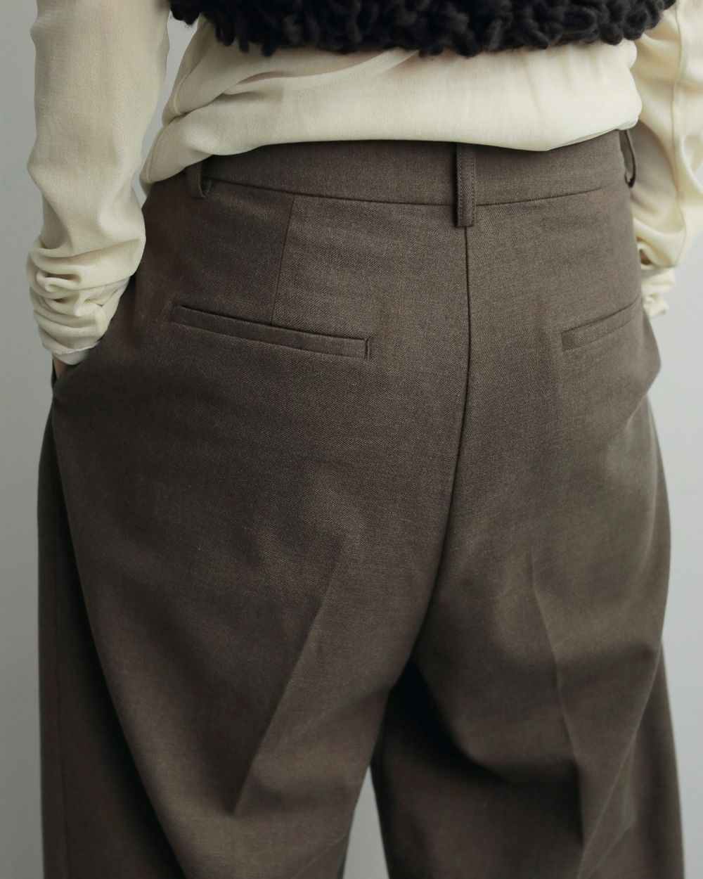 Tuck Wide Pants Tuck Wide Pants,タック ワイド パンツ,62520724,ボトム,パンツ,ワイドパンツ,ànuke,アンヌーク,lifes,ライフズ,25aw