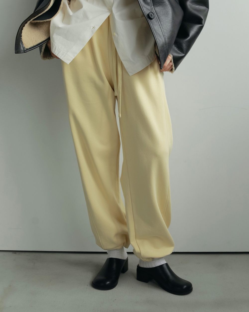 Drawstring Sweat Pants Drawstring Sweat Pants,ドロストリング スウェット パンツ,62520726,パンツ,ボトム,スウェット,ドロスト,ànuke,アンヌーク,lifes,ライフズ,25aw