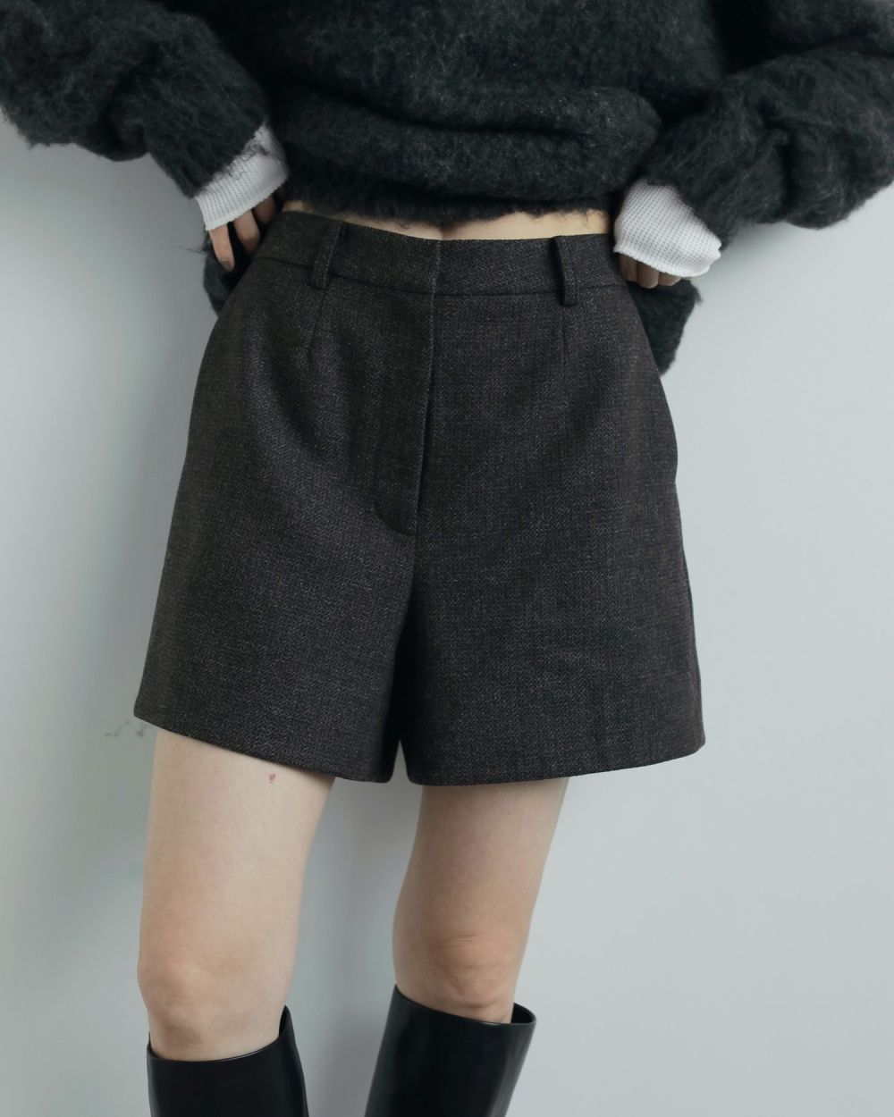Herringbone Short Pants Herringbone Short Pants,ヘリンボーン ショートパンツ,62520728,ボトム,パンツ,ショートパンツ,ànuke,アンヌーク,lifes,ライフズ,25aw