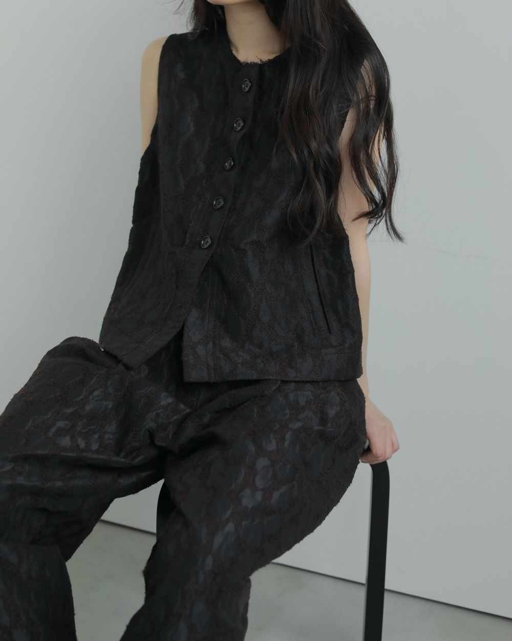 Leopard Jacquard Pants Leopard Jacquard Pants,レオパードジャガードパンツ,62520729,パンツ,ボトム,レオパード柄,ànuke,アンヌーク,lifes,ライフズ,25aw
