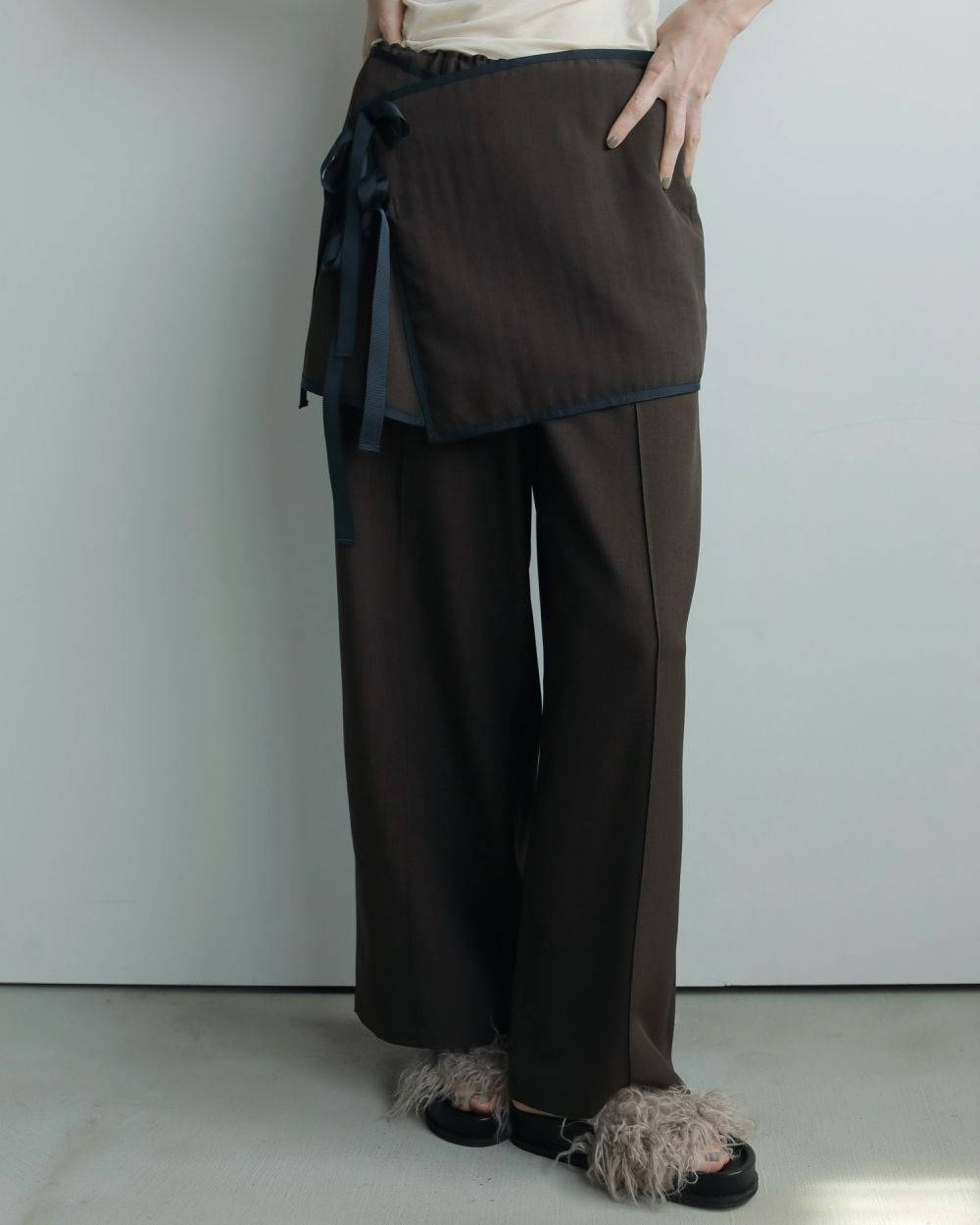 Pintuck Wide Pants  Pintuck Wide Pants,ピンタックワイドパンツ,62520730,ボトム,パンツ,ワイドパンツ,ànuke,アンヌーク,lifes,ライフズ,25aw