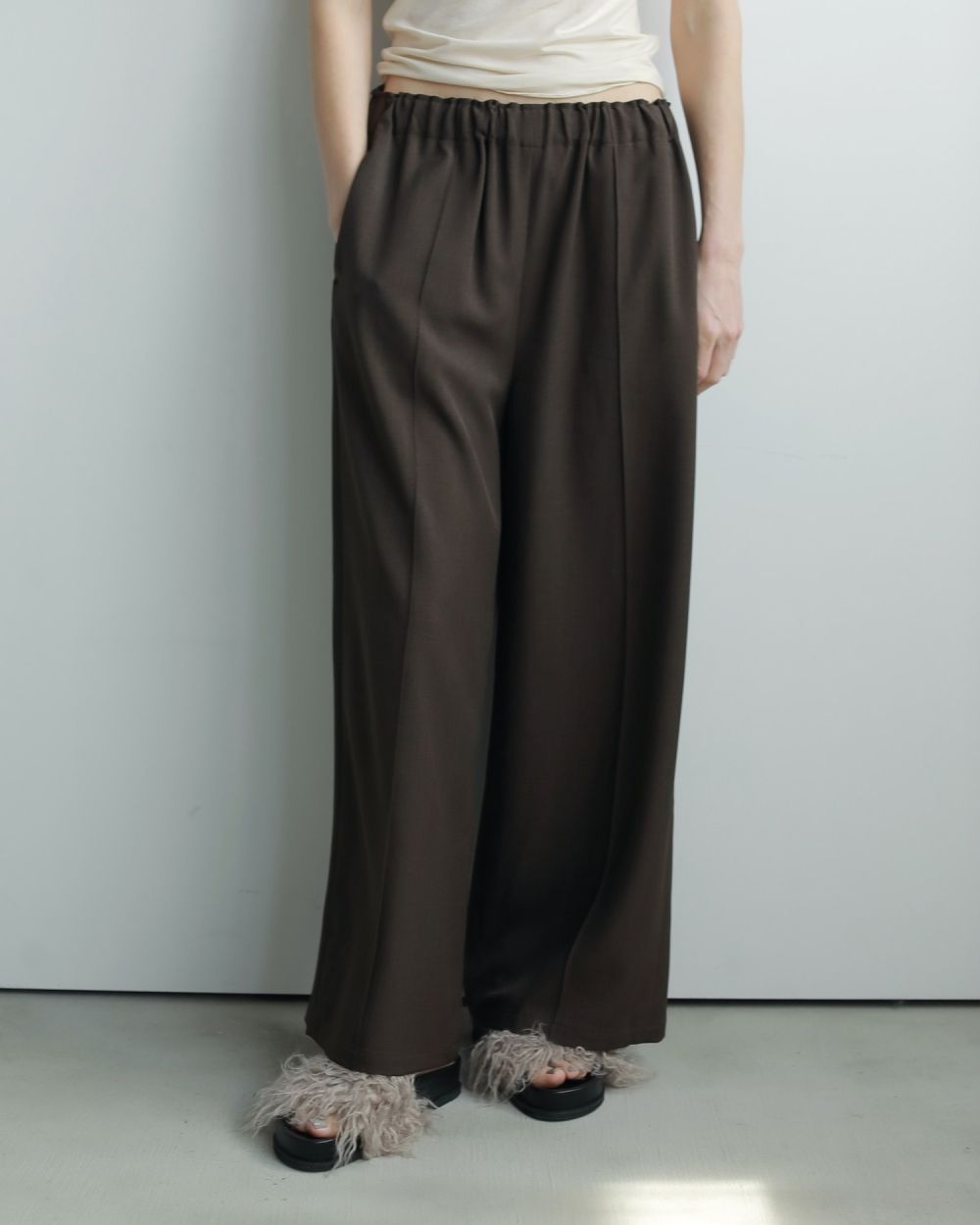 Pintuck Wide Pants  Pintuck Wide Pants,ピンタックワイドパンツ,62520730,ボトム,パンツ,ワイドパンツ,ànuke,アンヌーク,lifes,ライフズ,25aw