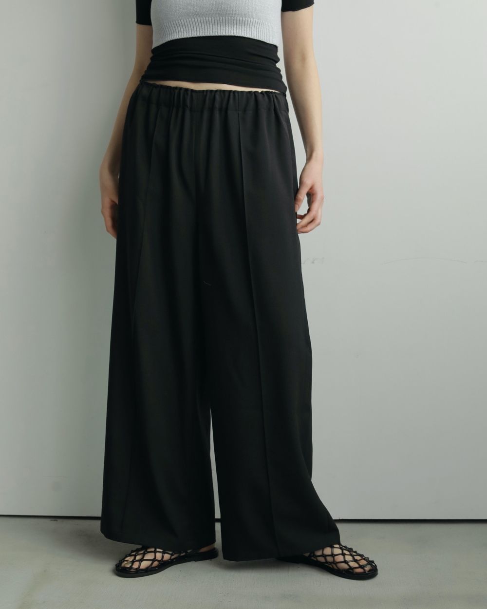 Pintuck Wide Pants  Pintuck Wide Pants,ピンタックワイドパンツ,62520730,ボトム,パンツ,ワイドパンツ,ànuke,アンヌーク,lifes,ライフズ,25aw
