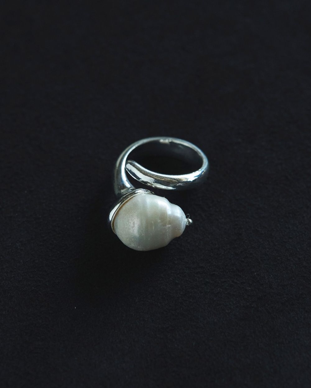 Baroque Pearl Ring Baroque Pearl Ring,バロック パール リング,62520901,アクセ,アクセサリー,リング,ànuke,アンヌーク,lifes,ライフズ,25aw