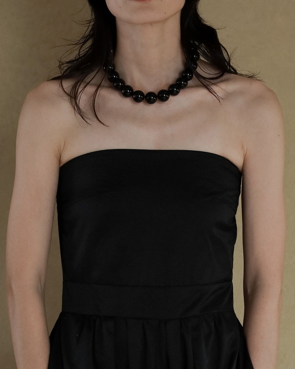 Volume Blackball Necklace Volume Blackball Necklace,ボリュームブラックボールネックレス,62520903,アクセサリー,アクセ,ネックレス,ジュエリー,大粒,ボールパーツ,ànuke,アンヌーク,lifes,ライフズ,25aw