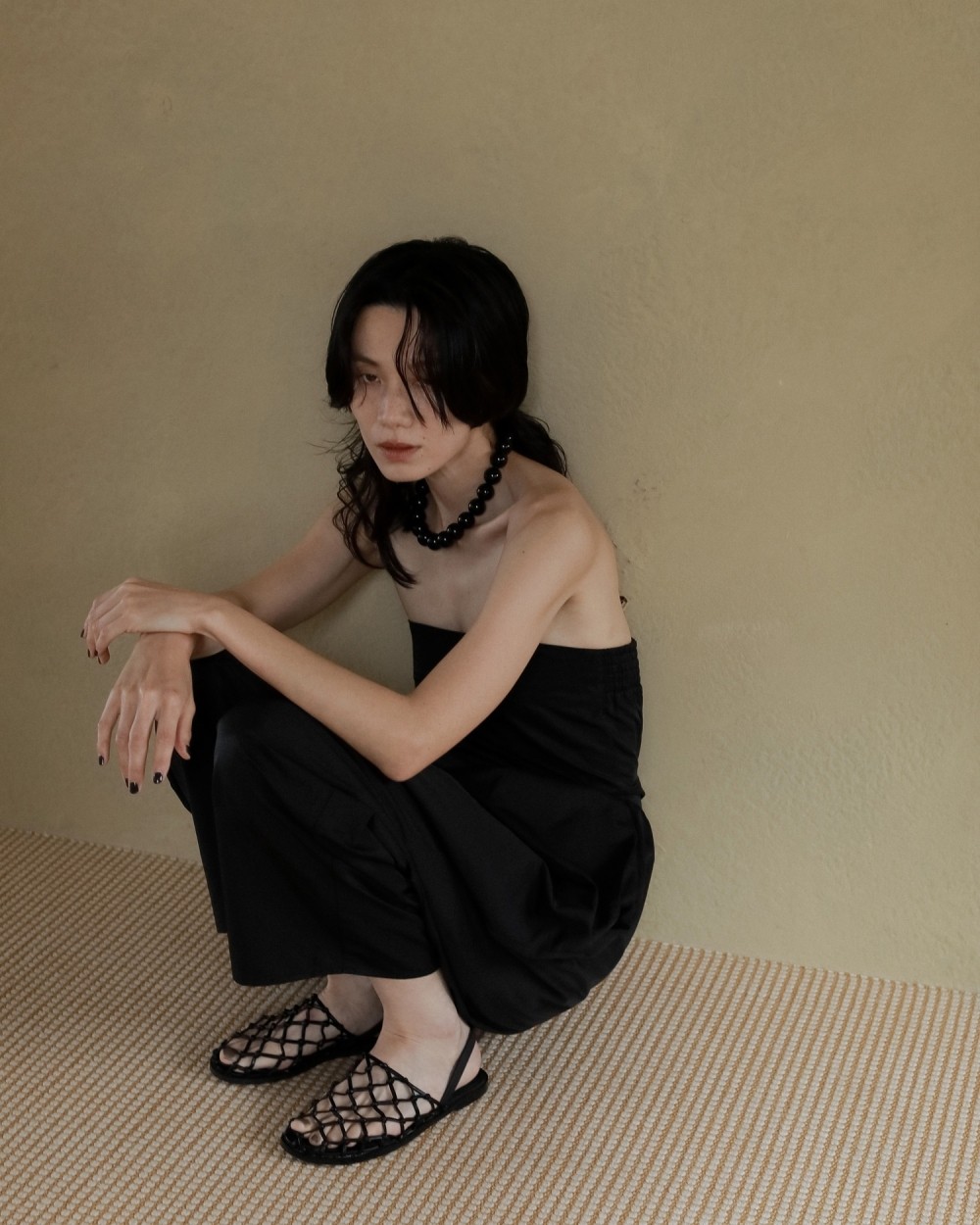 Volume Blackball Necklace Volume Blackball Necklace,ボリュームブラックボールネックレス,62520903,アクセサリー,アクセ,ネックレス,ジュエリー,大粒,ボールパーツ,ànuke,アンヌーク,lifes,ライフズ,25aw