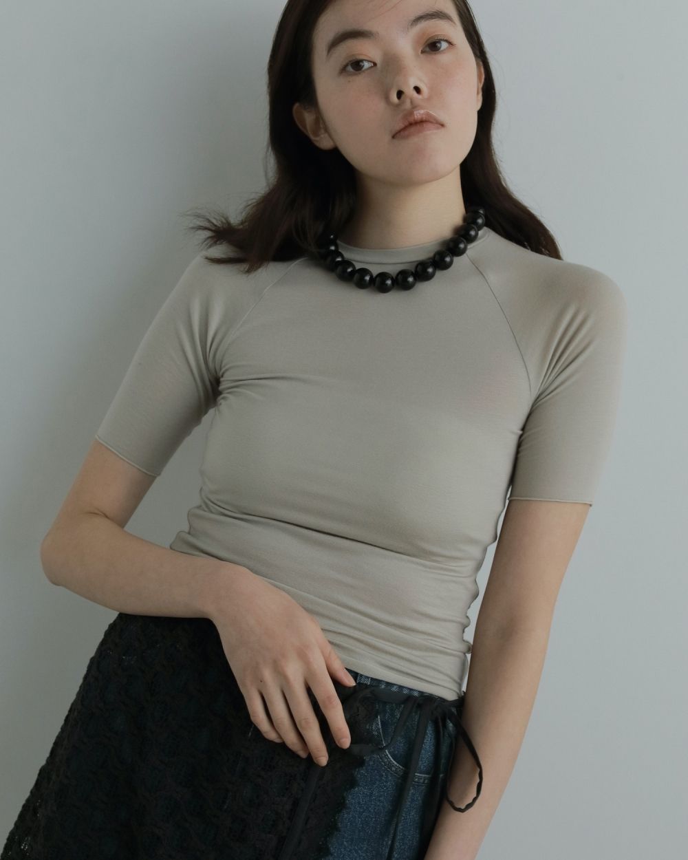 Volume Blackball Necklace Volume Blackball Necklace,ボリュームブラックボールネックレス,62520903,アクセサリー,アクセ,ネックレス,ジュエリー,大粒,ボールパーツ,ànuke,アンヌーク,lifes,ライフズ,25aw