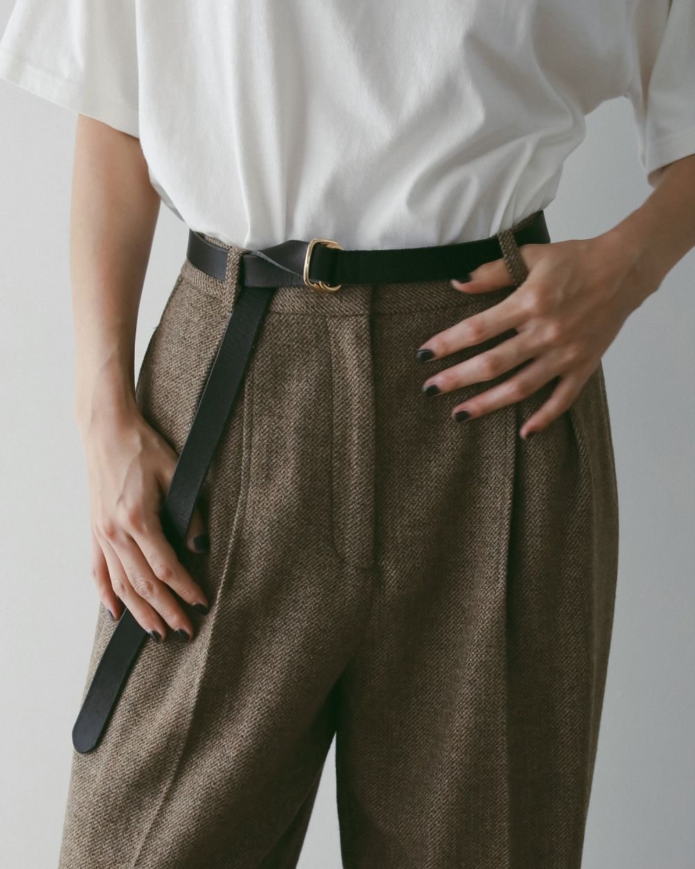 Double Backle Belt Double Backle Belt,ダブル バックル ベルト,62521004,ベルト,小物,GOOS,バックルベルト,グッズ,ànuke,アンヌーク,lifes,ライフズ,25aw